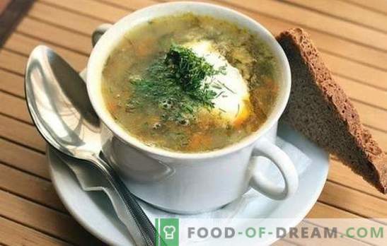 Супа со зеленчук: 10 од најдобрите докажани рецепти. Трикови на готвење супа од зелка од кисела зелка: со месо и житни култури
