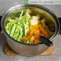 Едноставна супа од зелка од рана зелка