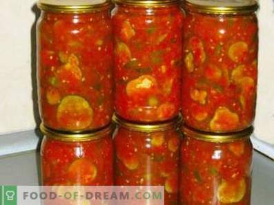 Краставици во сос од домати за зима