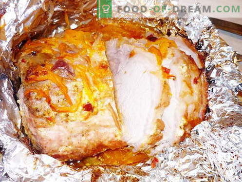 Свинско месо печено во рерната - најдобрите рецепти. Како правилно и вкусно свинско месо во печката.