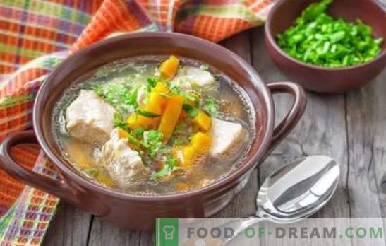 Свинско супа со компири - едноставни и мирисни рецепти. Како да се готви богата супа за свинско супа со компири